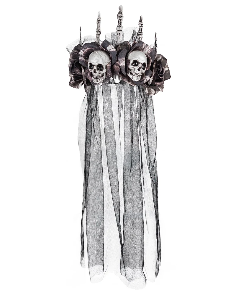 Mortis Royale Krone mit Schleier & Knochen