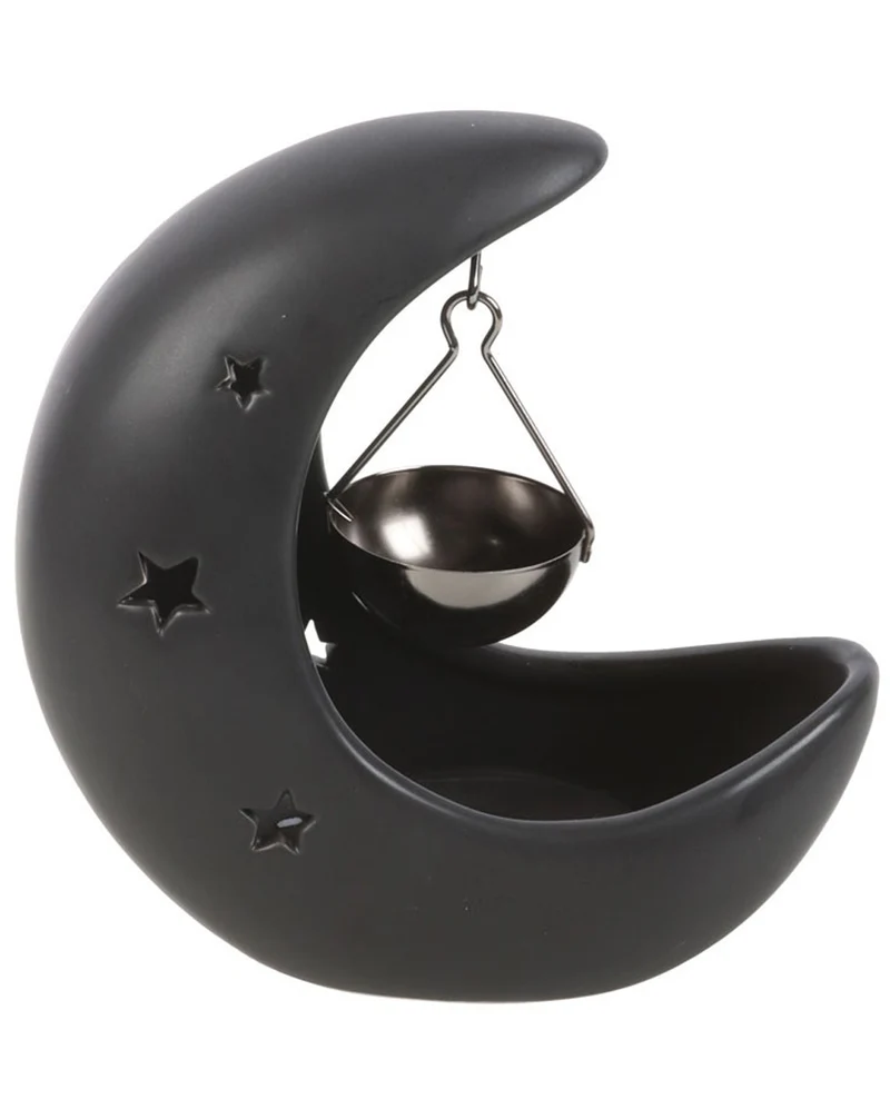 Schwarzer Halbmond als Mystic Duftlampe
