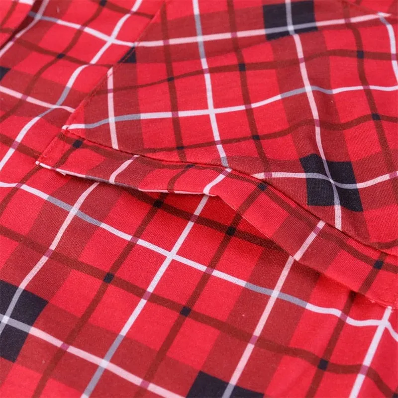 Pyjama Weihnachten Kariert
