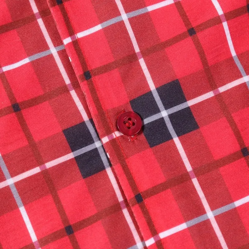 Pyjama Weihnachten Kariert