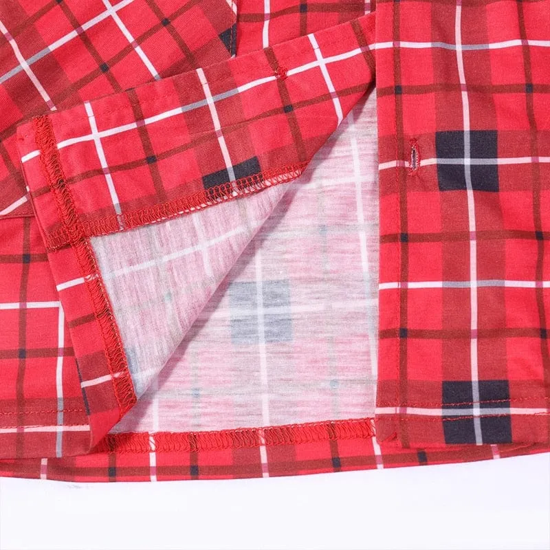 Pyjama Weihnachten Kariert