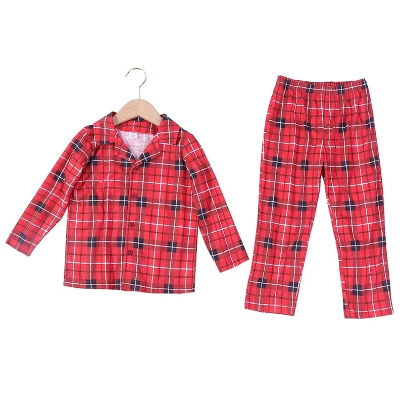 Pyjama Weihnachten Kariert
