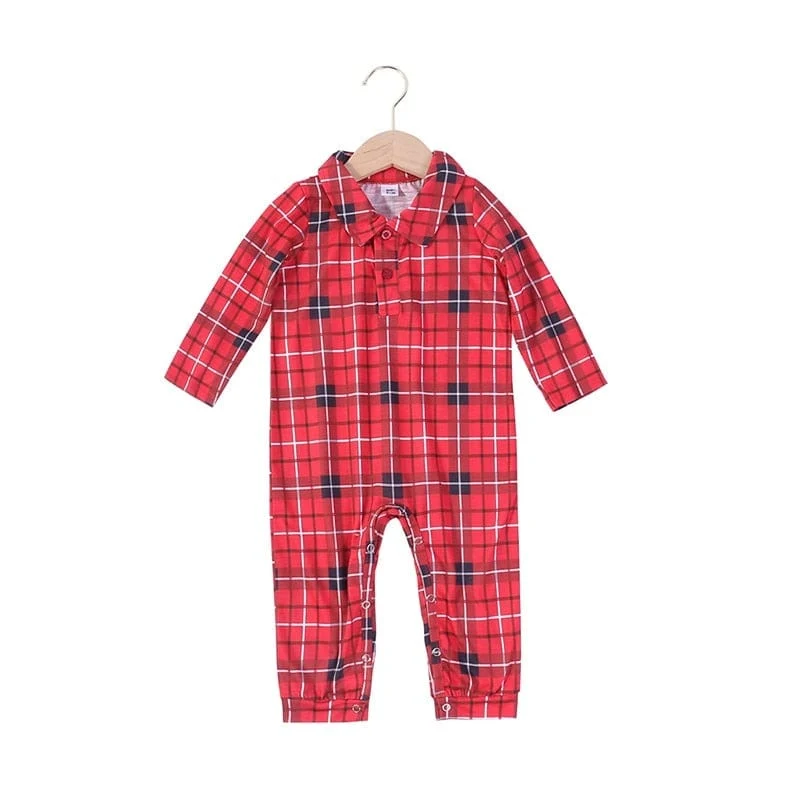 Pyjama Weihnachten Kariert