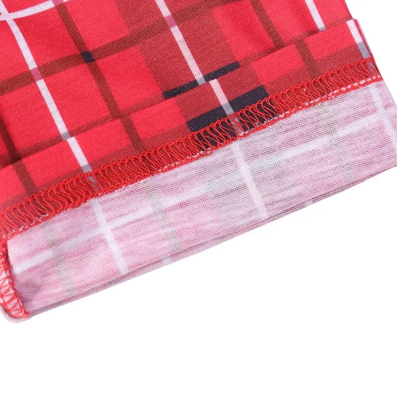 Pyjama Weihnachten Kariert