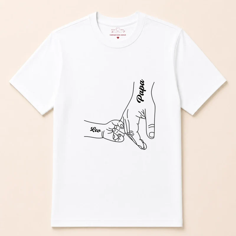 T-shirt personnalisé - Cadeau naissance papa