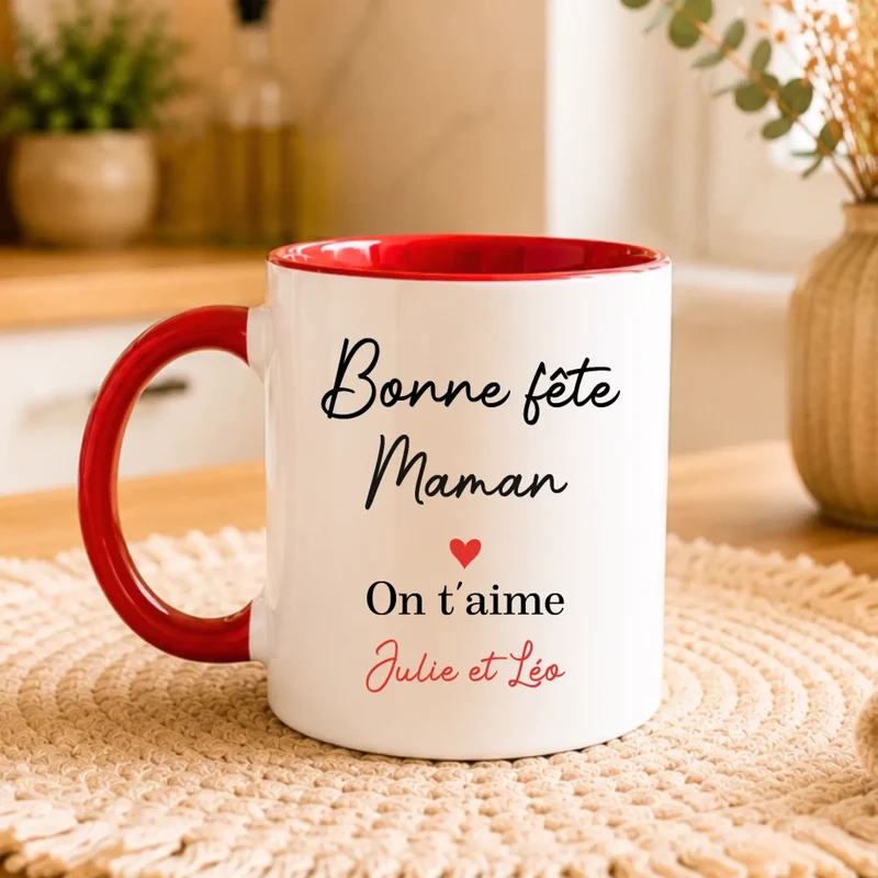 Tasse Personnalisée - Bonne fête Maman