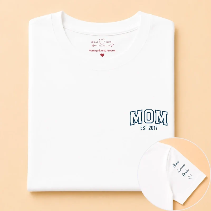 T-shirt Personnalisé - MOM et ses Enfants