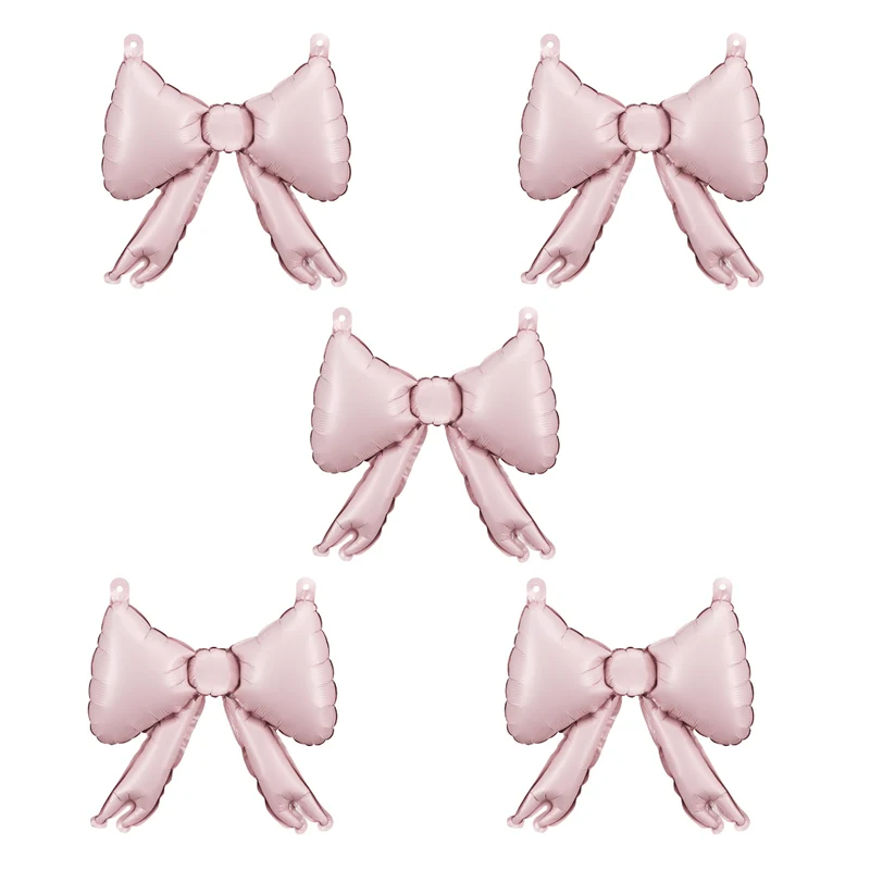 Folienballon Schleifchen Rosa 5 Stk.