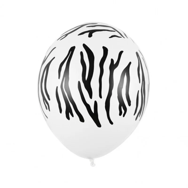 Luftballon Ø 30cm Zebra 10 Stk.