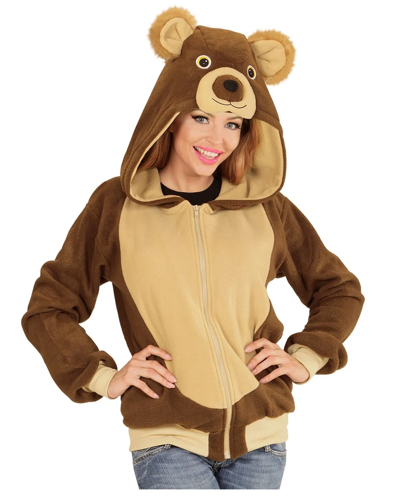 Bär Jacke als Kostüm