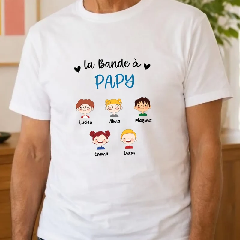 T-shirt Personnalisé - La bande à Papy