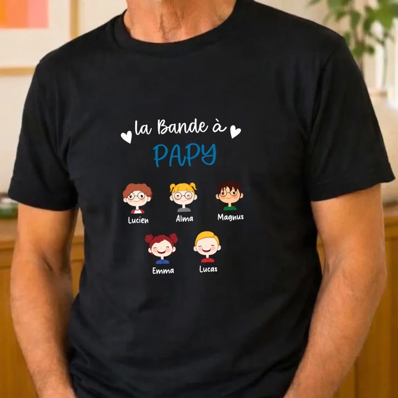 T-shirt Personnalisé - La bande à Papy