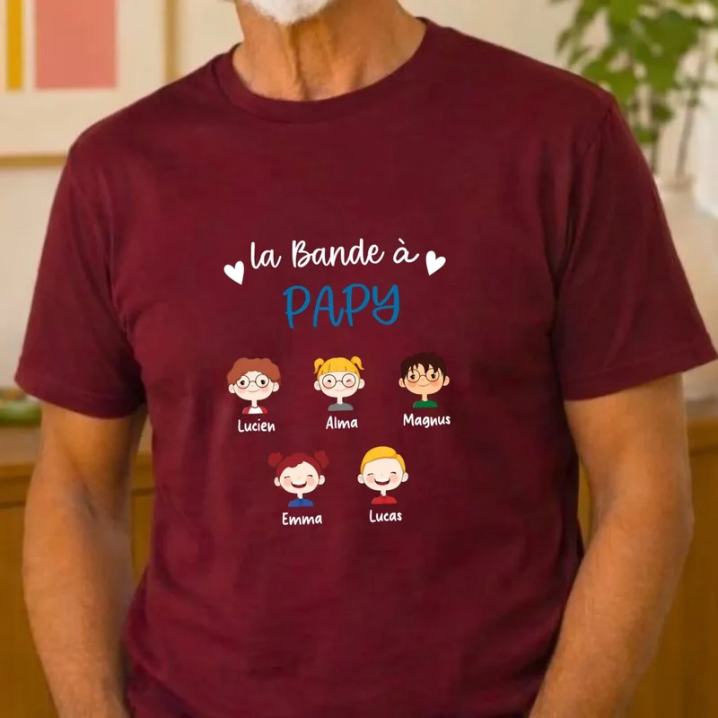 T-shirt Personnalisé - La bande à Papy