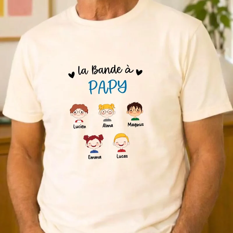 T-shirt Personnalisé - La bande à Papy