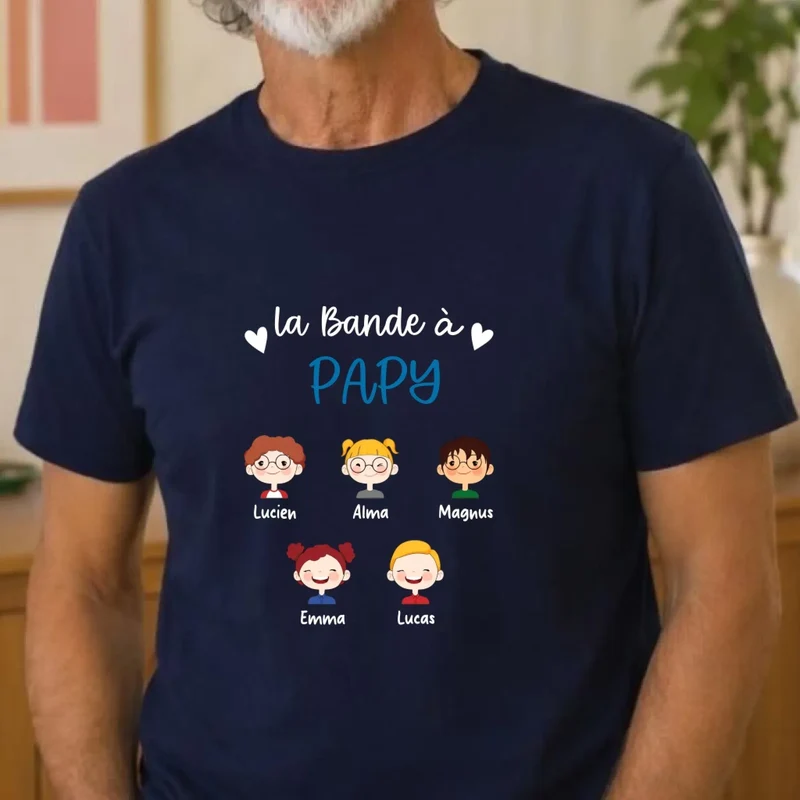 T-shirt Personnalisé - La bande à Papy