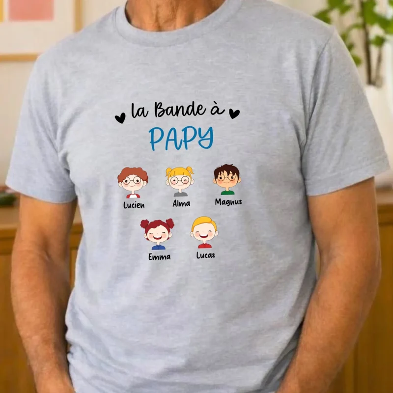 T-shirt Personnalisé - La bande à Papy
