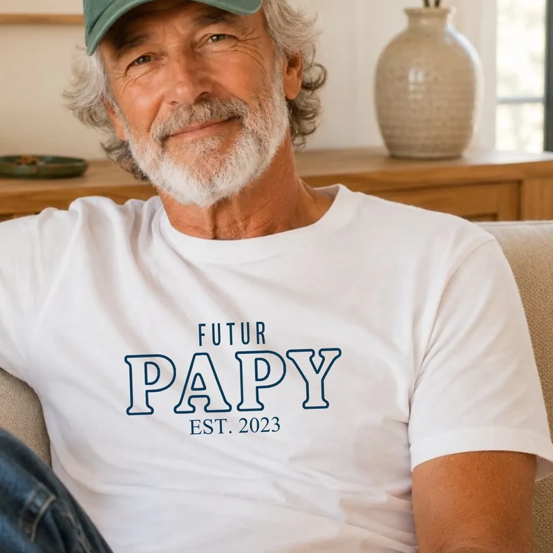 T-shirt Personnalisé - Futur grand père