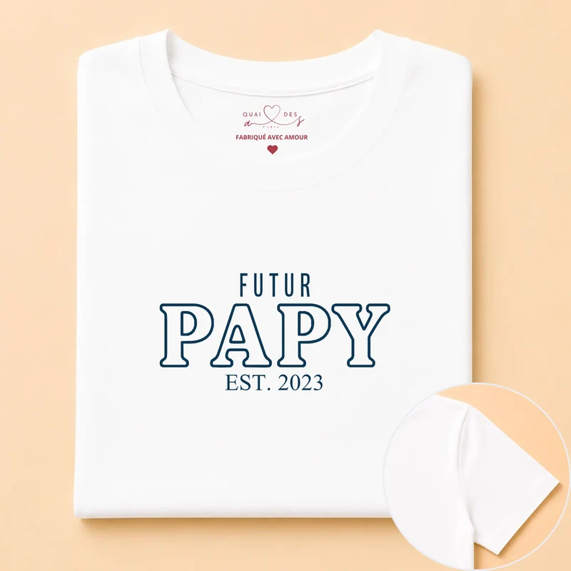 T-shirt Personnalisé - Futur grand père