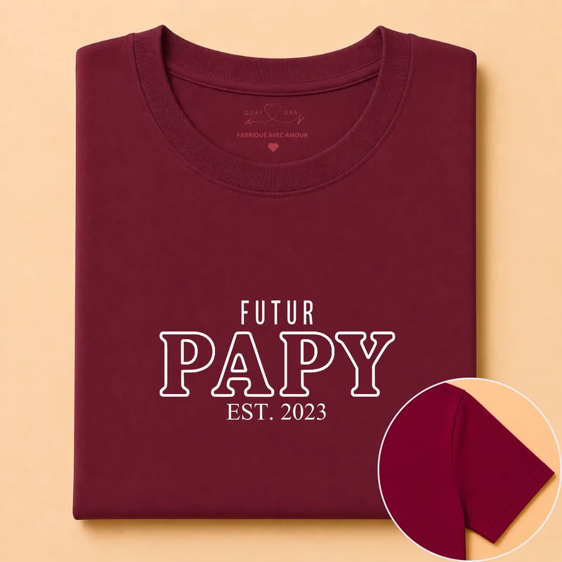 T-shirt Personnalisé - Futur grand père