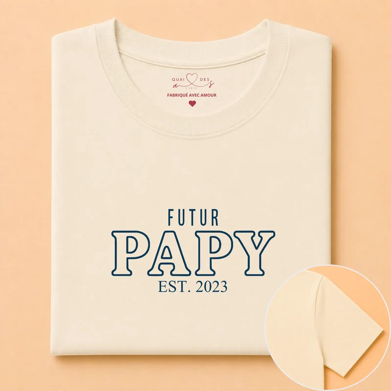 T-shirt Personnalisé - Futur grand père