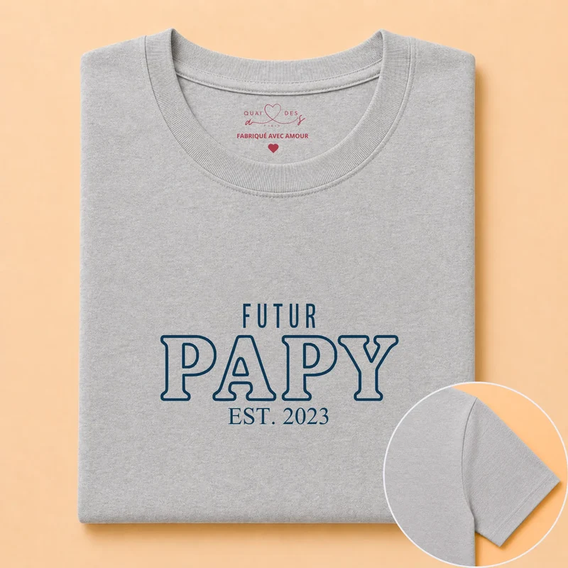 T-shirt Personnalisé - Futur grand père