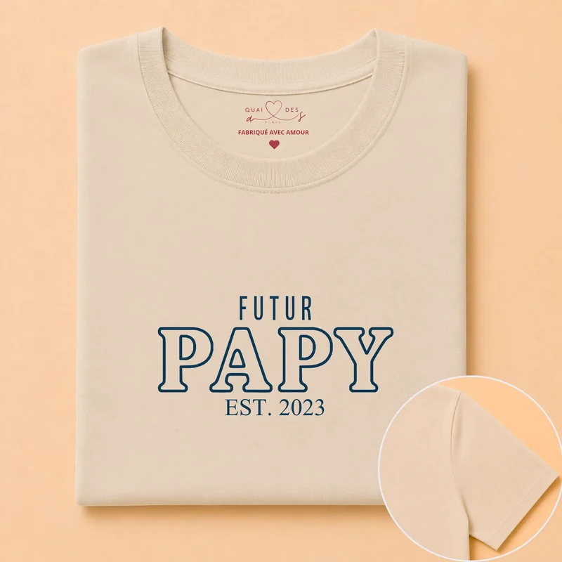 T-shirt Personnalisé - Futur grand père