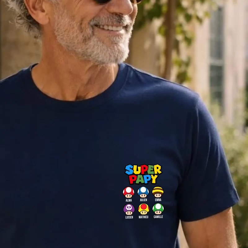 T-Shirt Personnalisé - Super papy
