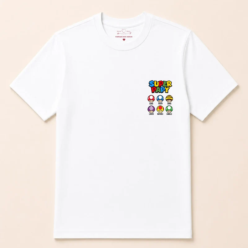T-Shirt Personnalisé - Super papy