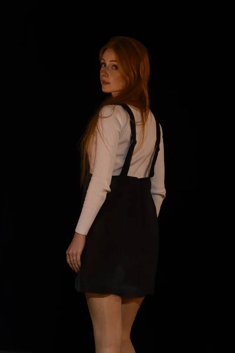 Kleid - Latzkleid - W098