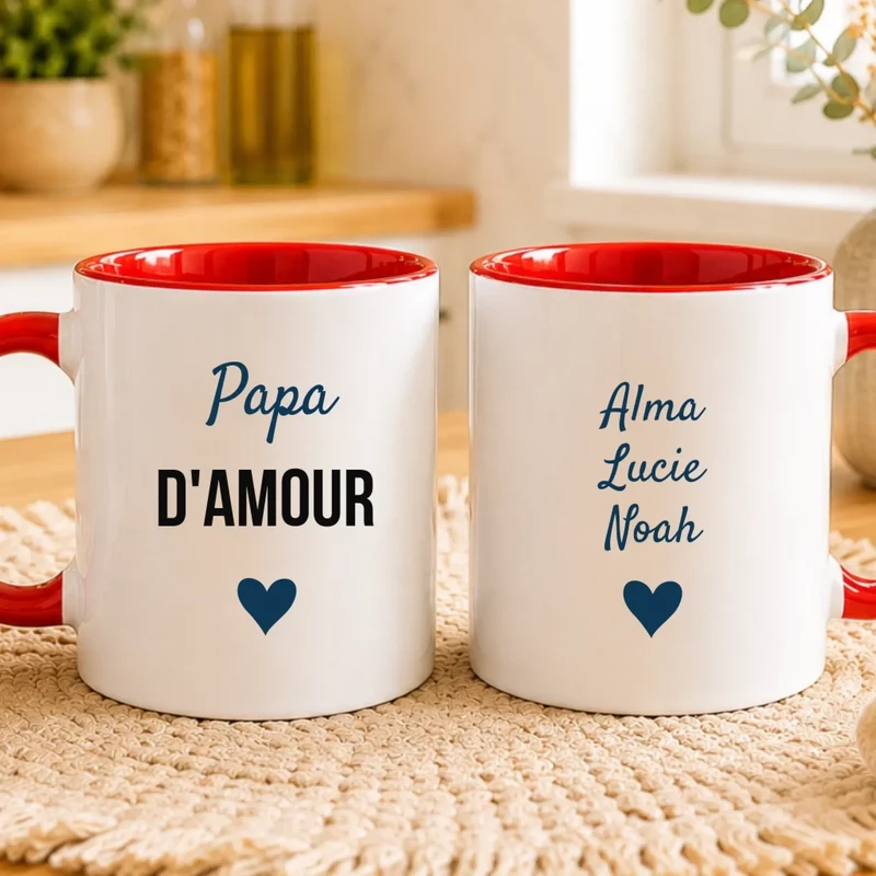 Mug personnalisé - Papa d'Amour
