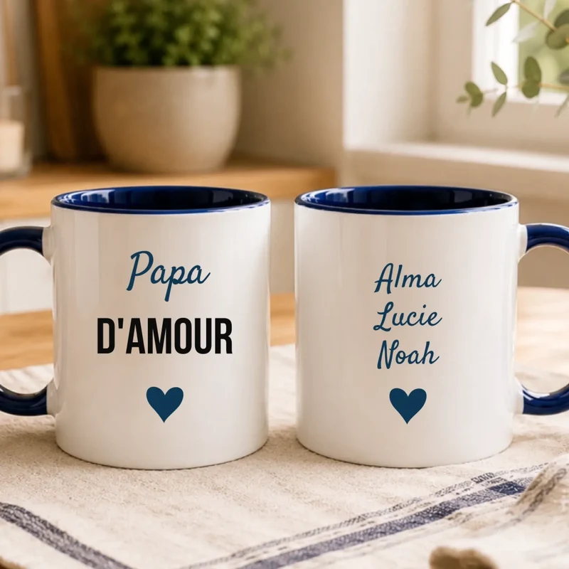 Mug personnalisé - Papa d'Amour