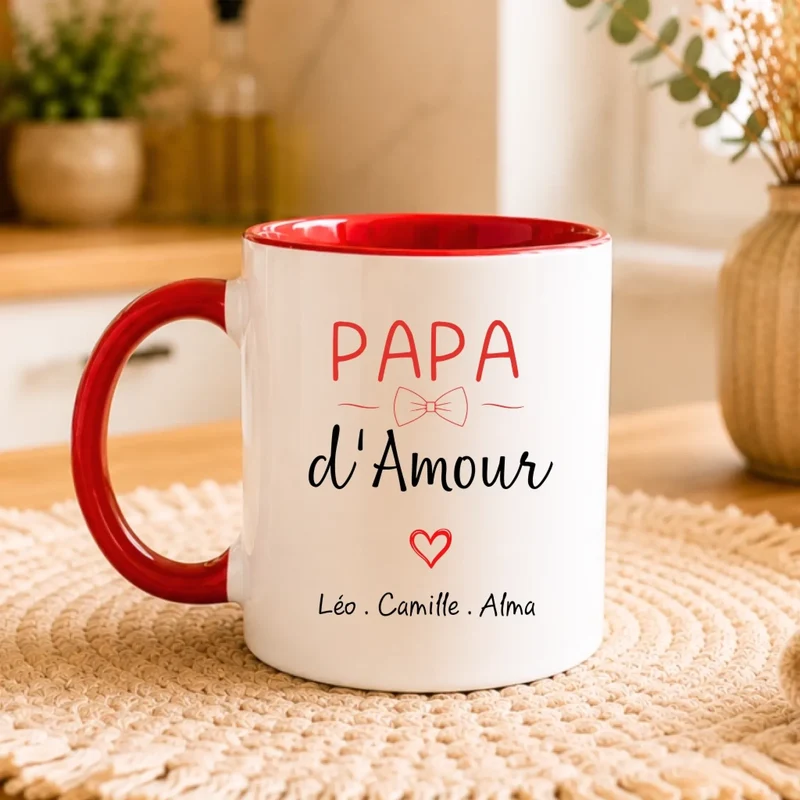 Tasse personnalisé - Papa d'Amour