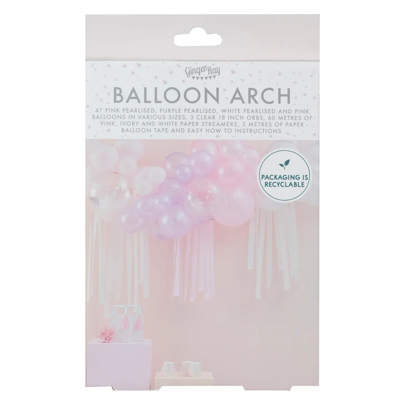 Backdrop-Kit Pastell Tasseln & Ballongirlande