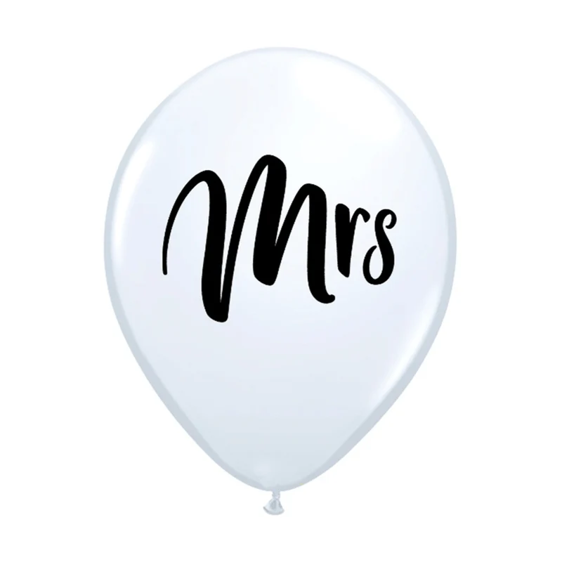 Luftballon Ø 30cm "Mrs." 6 Stk.