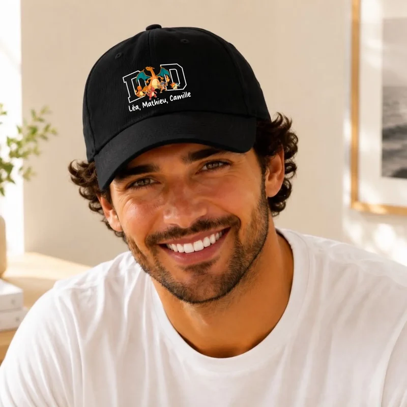 Casquette Personnalisée - Papa et ses monstres