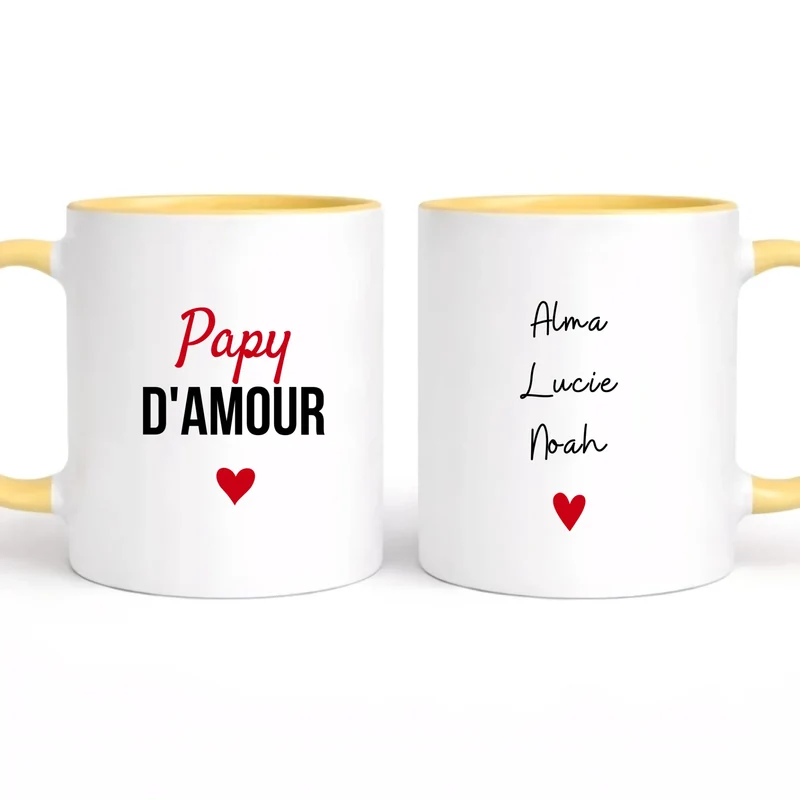 Tasse Personnalisée à offrir - Papy d'amour