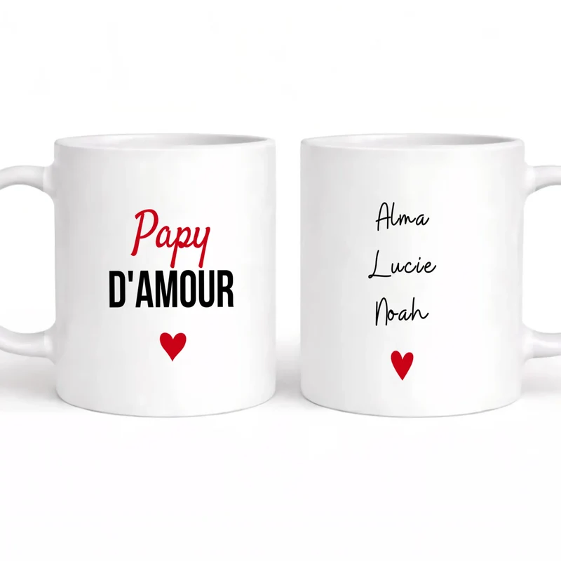 Tasse Personnalisée à offrir - Papy d'amour