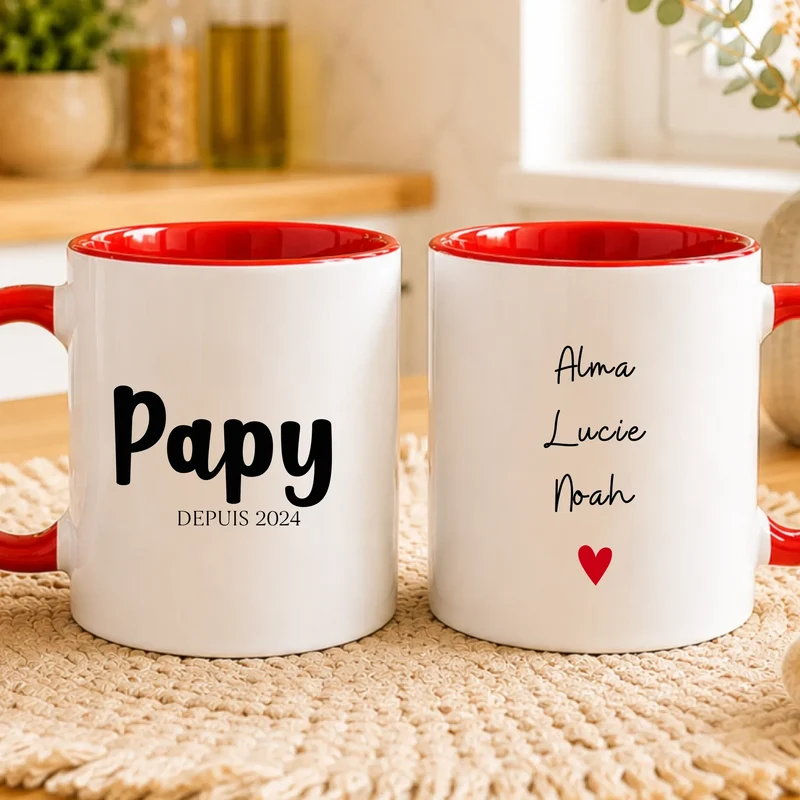 Mug personnalisé - Papy depuis