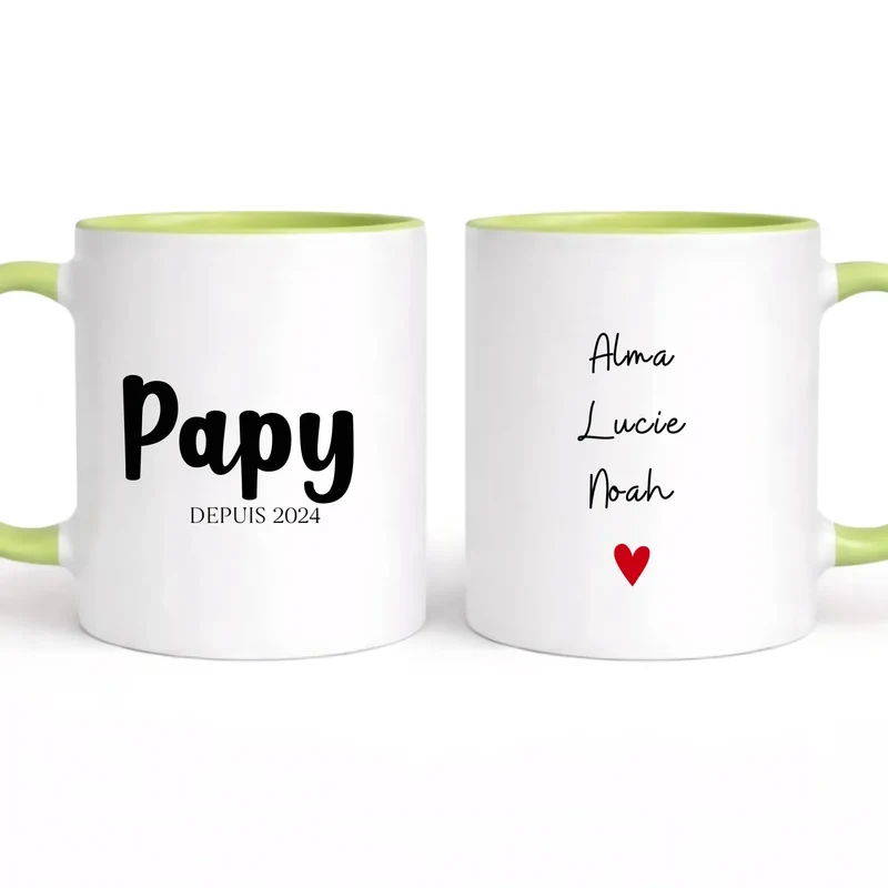 Mug personnalisé - Papy depuis
