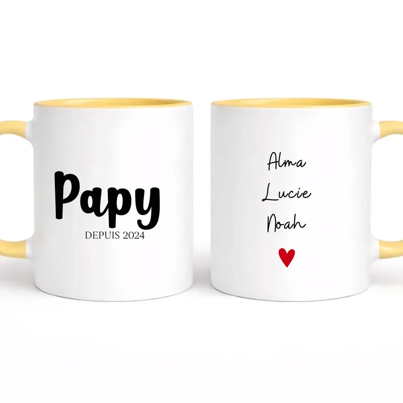 Mug personnalisé - Papy depuis