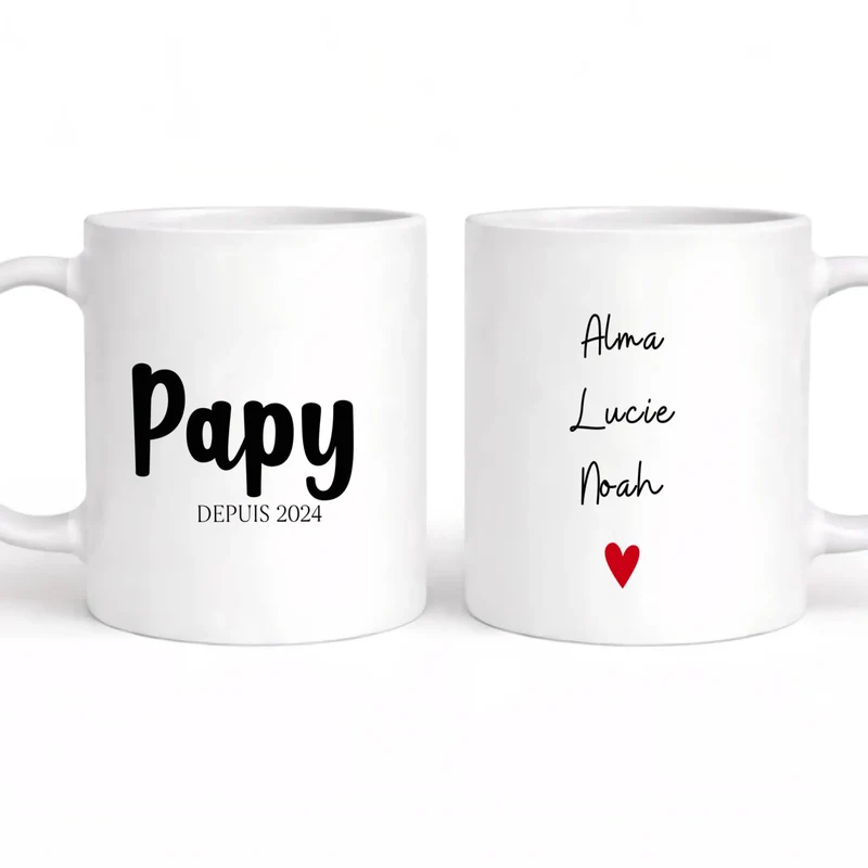 Mug personnalisé - Papy depuis