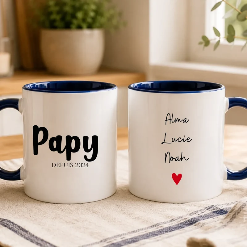 Mug personnalisé - Papy depuis