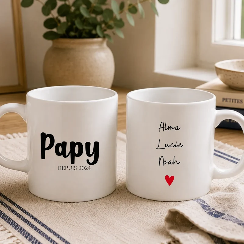 Mug personnalisé - Papy depuis
