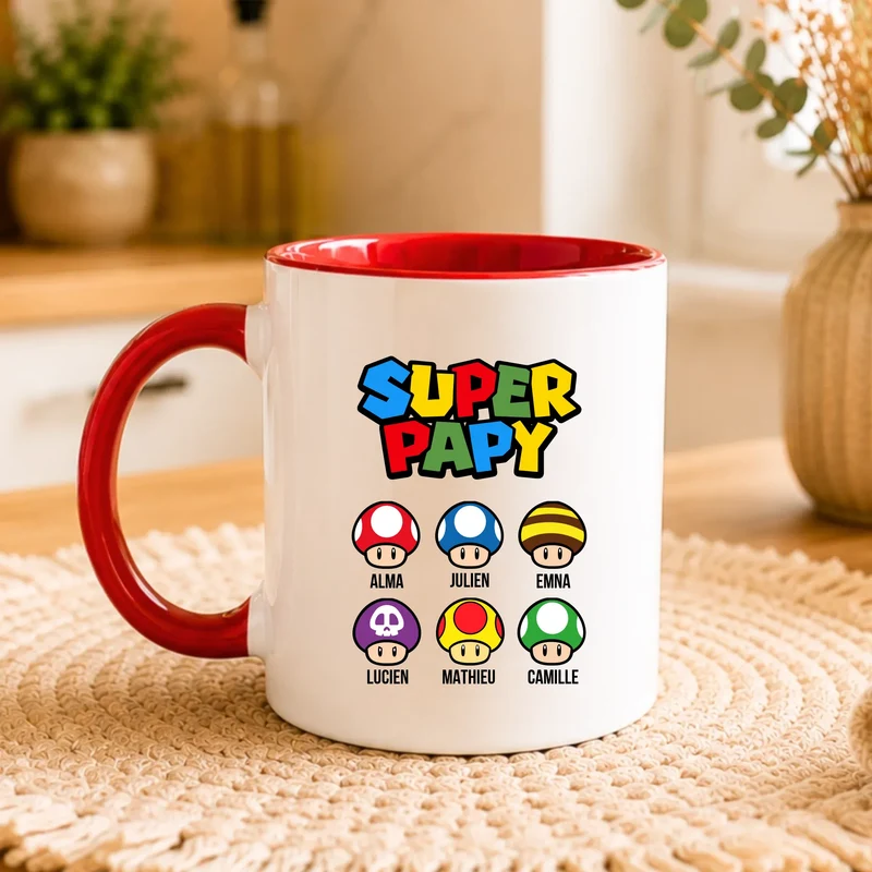 Mug Personnalisé - Super papy