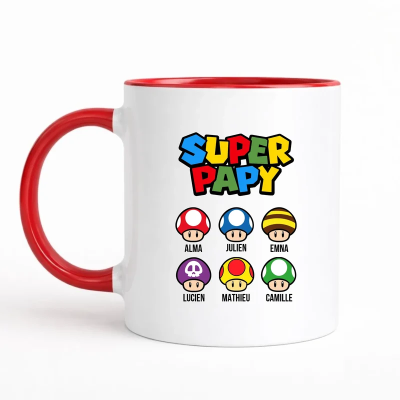 Mug Personnalisé - Super papy