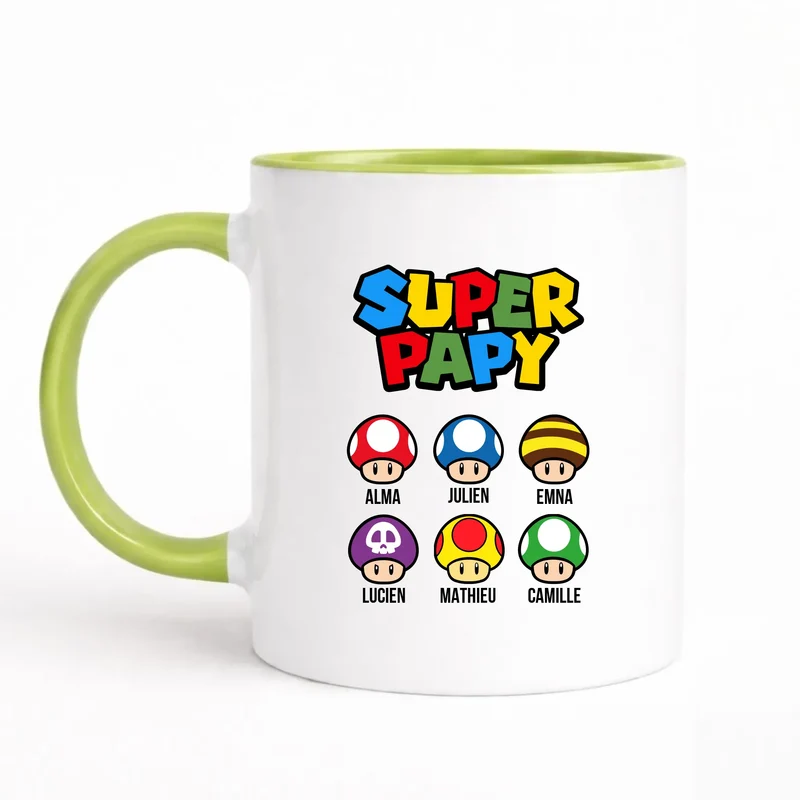 Mug Personnalisé - Super papy