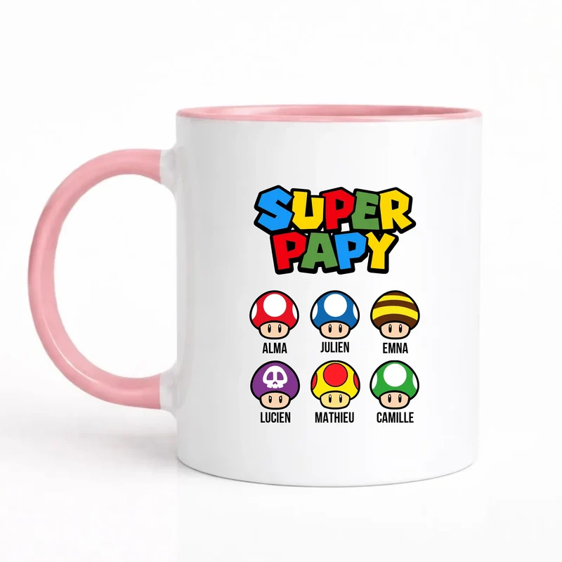Mug Personnalisé - Super papy