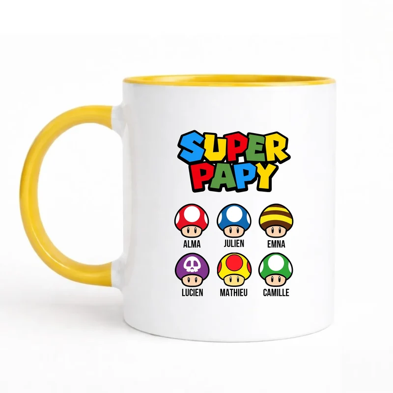 Mug Personnalisé - Super papy