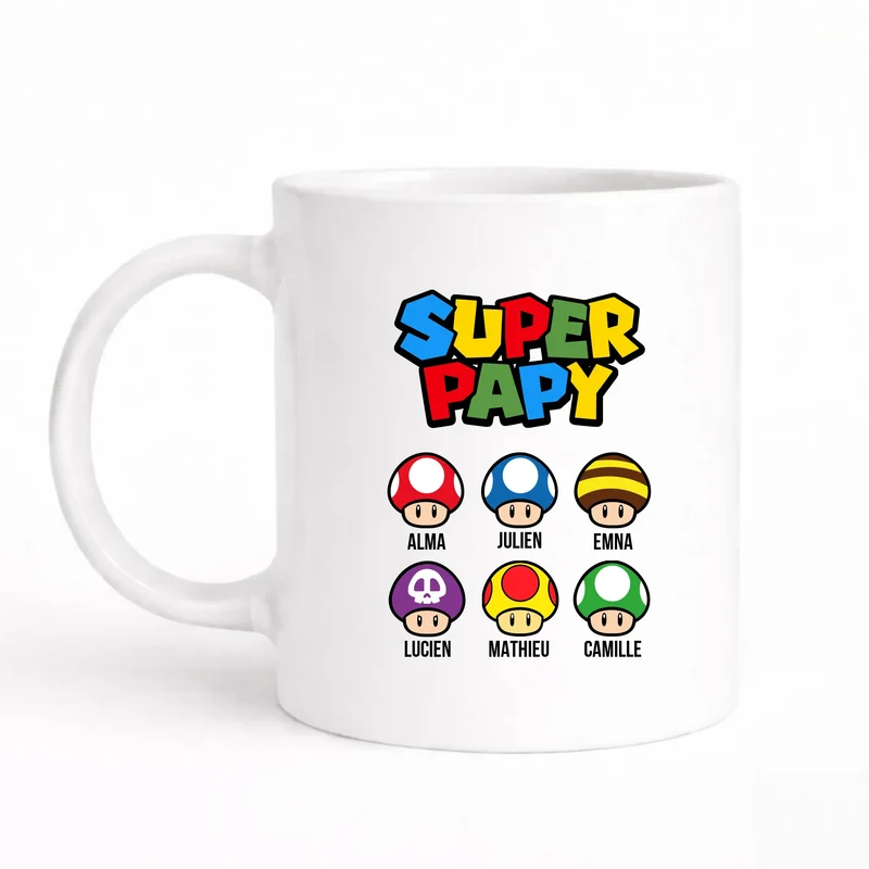 Mug Personnalisé - Super papy