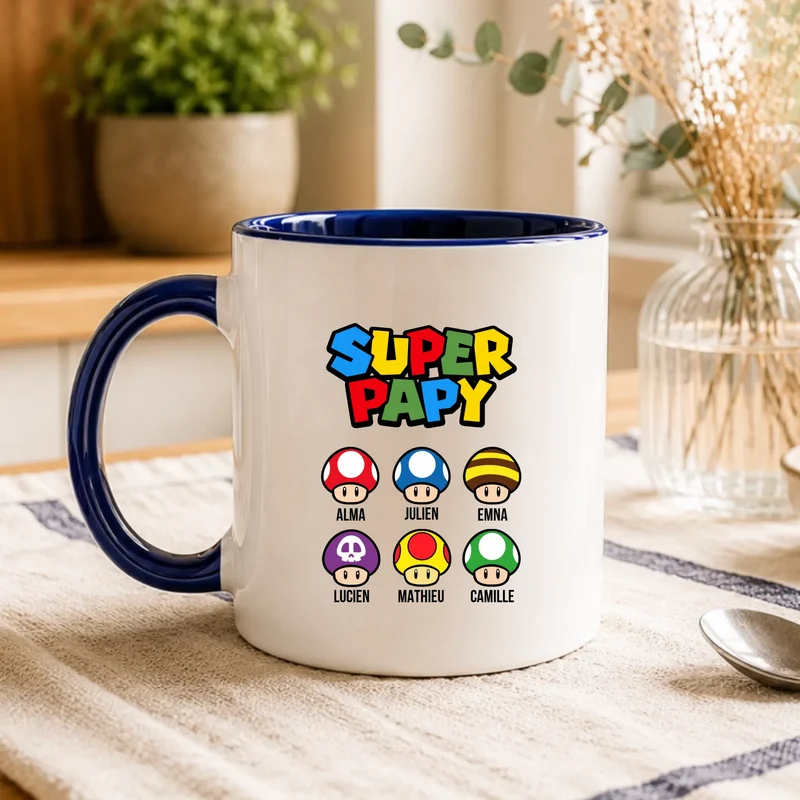 Mug Personnalisé - Super papy